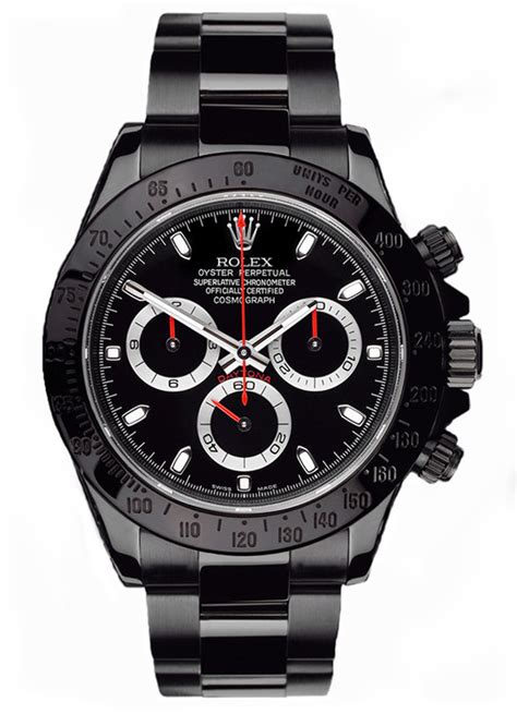 rolex daytona pvd black|rolex 116520 price.